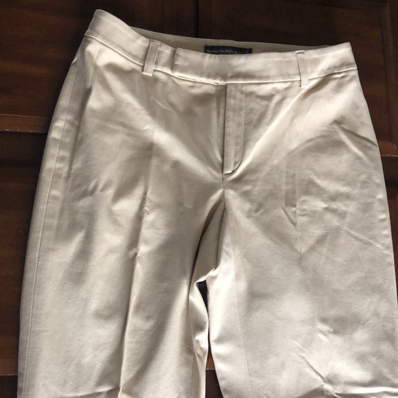 Women’s size 6 banana republic stretch martin beige slacks - Picture 3 of 10